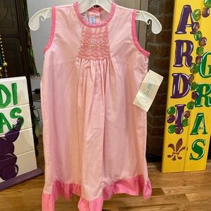 NWT VIVE la Fete Smocked  Toddler Girls Dress sz 2